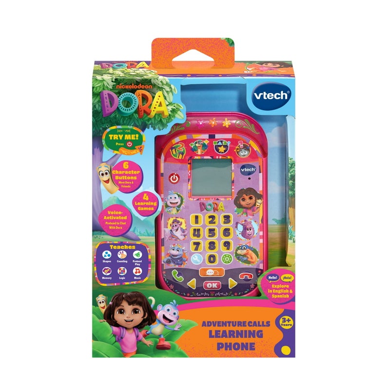 VTech Dora the Explorer Adventure Calls Learning Phone Toy - Image 1