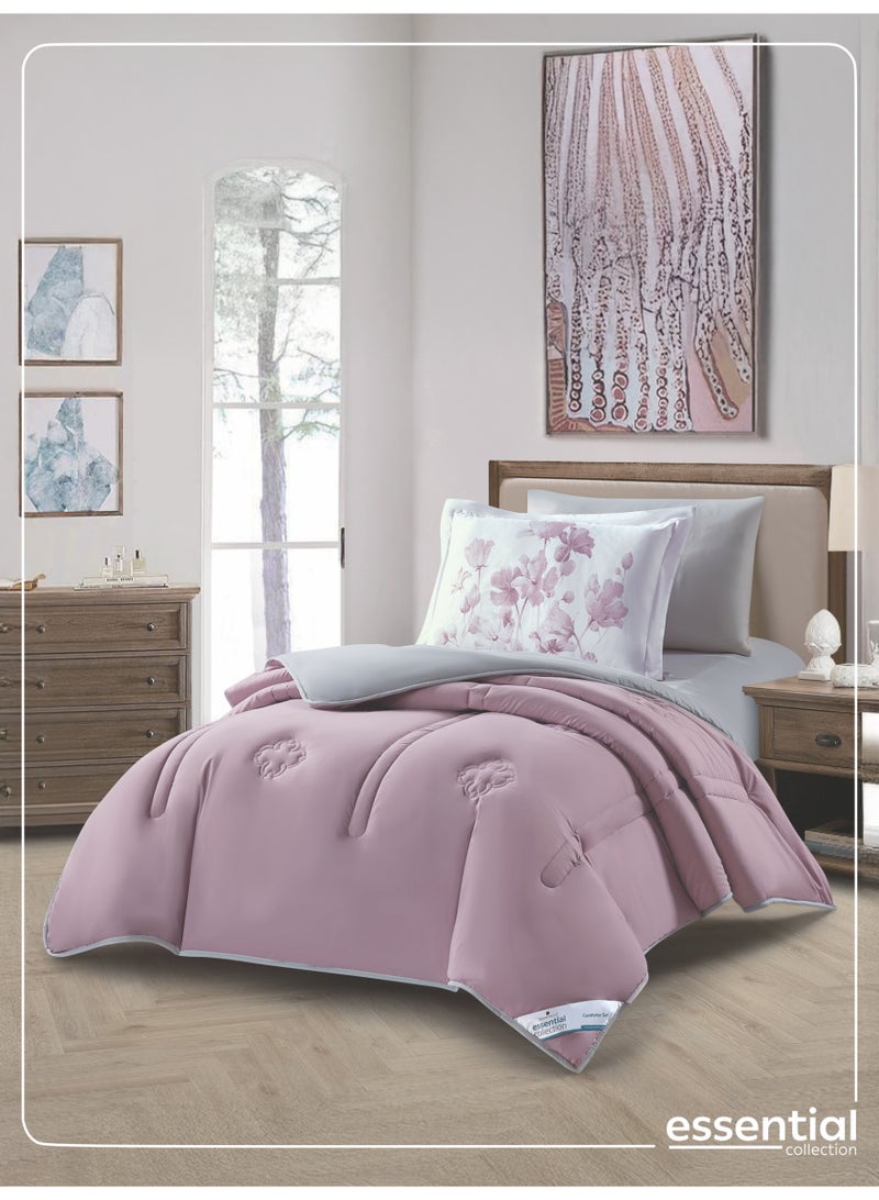 دوناتيلا طقم ملاءة سرير ريجنت، 4 قطع، مقاس مفرد ونصف، 120 × 200 سم، حشوة ثابتة - Image 1