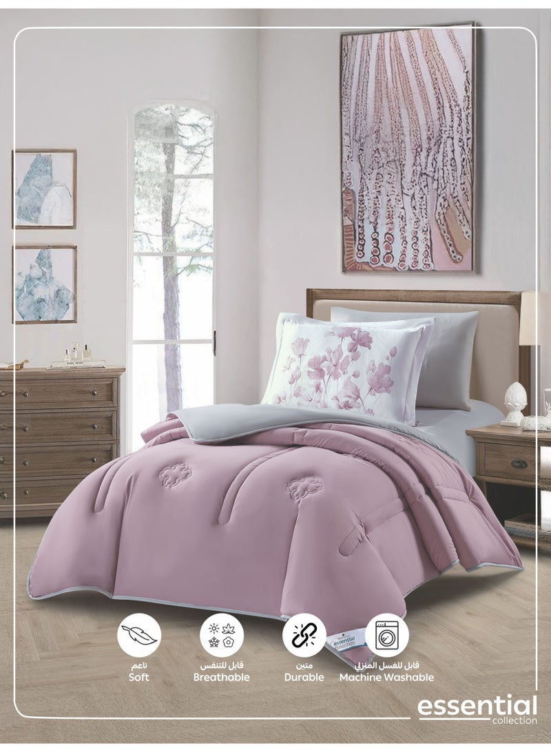 دوناتيلا طقم ملاءة سرير ريجنت، 4 قطع، مقاس مفرد ونصف، 120 × 200 سم، حشوة ثابتة - Image 5