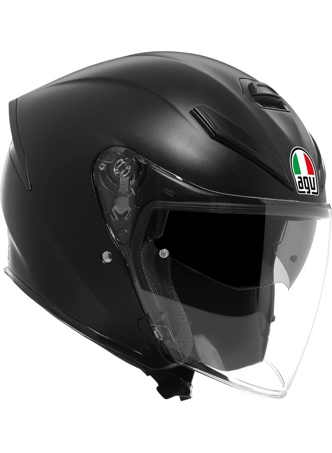 AGV - K5 Jet EVO E2206, Unisex Motorcycle Jet Helmet, Carbon Fibre and Fibreglass Motorcycle Helmet, with Scratch-Resistant and Anti-UV Visor - Image 1