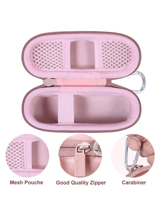 Co2Crea Hard Case and Replacement Head Compatible with Finishing Touch Flawless Facial Hair Remover Electric Face Razor for Women (Rose Gold Case + Replacement Head) - Image 5