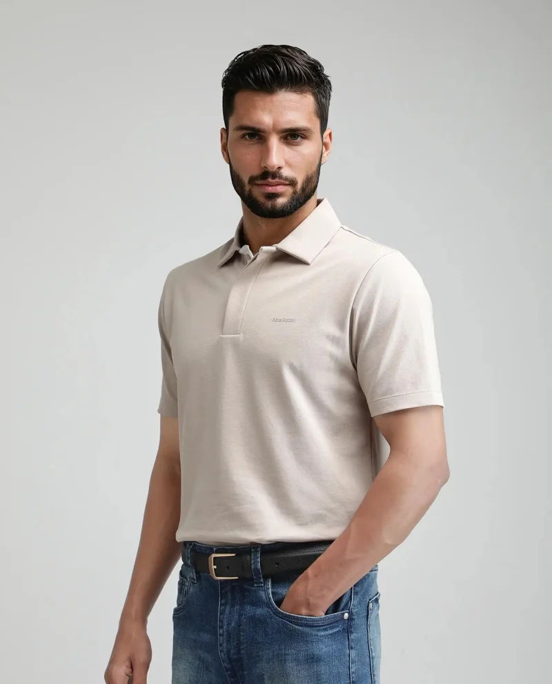 Rare Rabbit Men's Contrast Printed Placket Polo