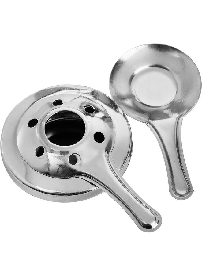 Candy Melting Pot Fondue Set, Stainless Steel Fondue Pot Set with Forks, Cheese Fondue Pot for Chocolate, Sauces, Ice Cream, Temperature Control - Image 3