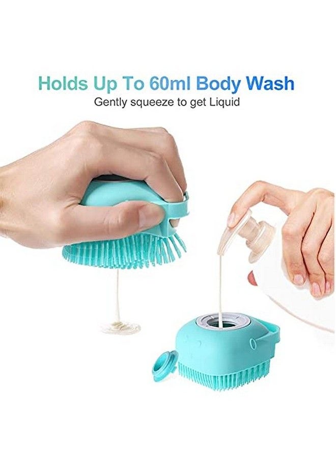 JM SELLER - Silicone Soft Bath Body Brush With Shampoo Dispenser Scrubberuse In Shower Deep Cleaning Gentle Scrub Massage For Children Men Women - Image 1