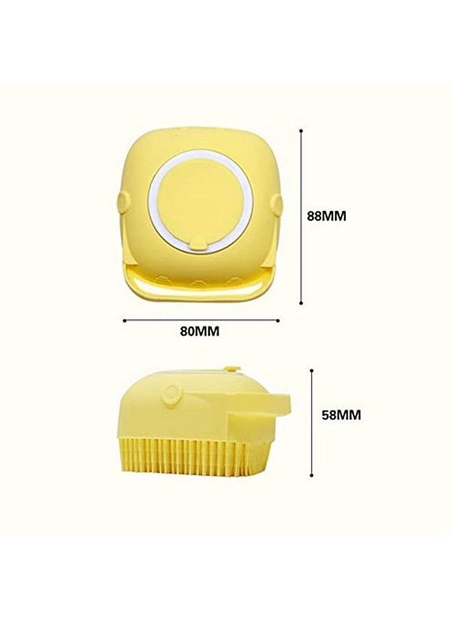 JM SELLER - Silicone Soft Bath Body Brush With Shampoo Dispenser Scrubberuse In Shower Deep Cleaning Gentle Scrub Massage For Children Men Women - Image 1