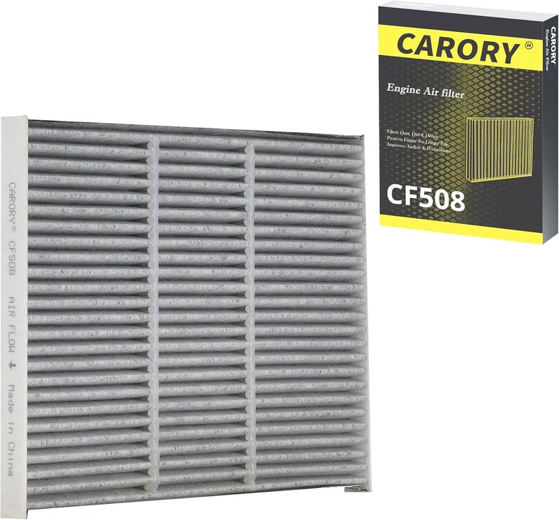Carory Cabin Air Filter w/Activated Carbon for Kia Niro (2017-2022), Niro EV (2019-2022), Hyundai Ioniq (2017-2019), OE# 97133-0Z000, 97133-G2000, 97133F2100, CF12508, WP2064, CUK24004 - Image 1