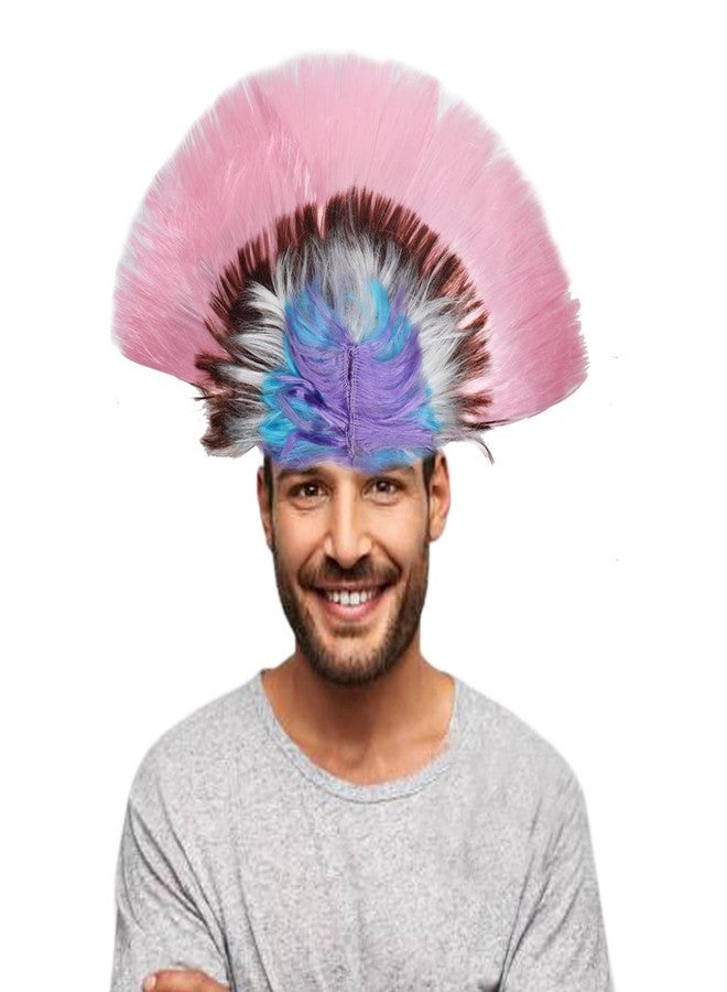Fully Funny Feather Headwear Cap/Hat for Kids and Adults Halloween Costume Multicolour - Image 1