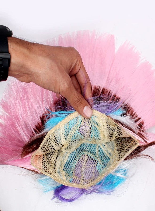 Fully Funny Feather Headwear Cap/Hat for Kids and Adults Halloween Costume Multicolour - Image 5