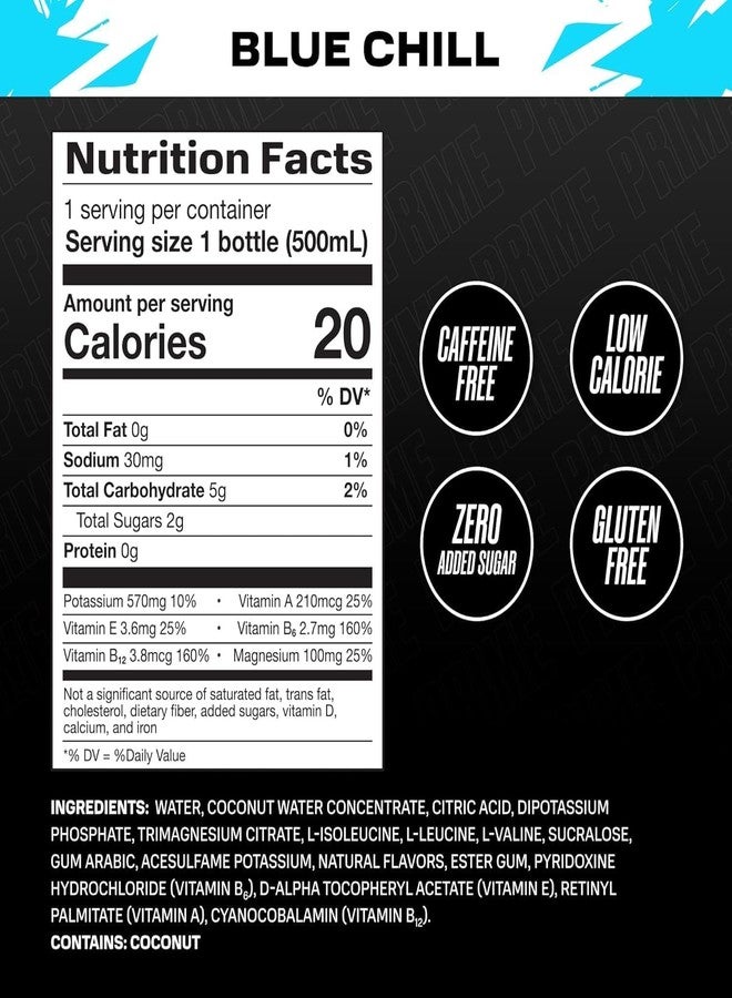 PRIME HYDRATION Drink, Blue Chill Flavor, 500ml (Product Of UK) From DECADENT - Image 3