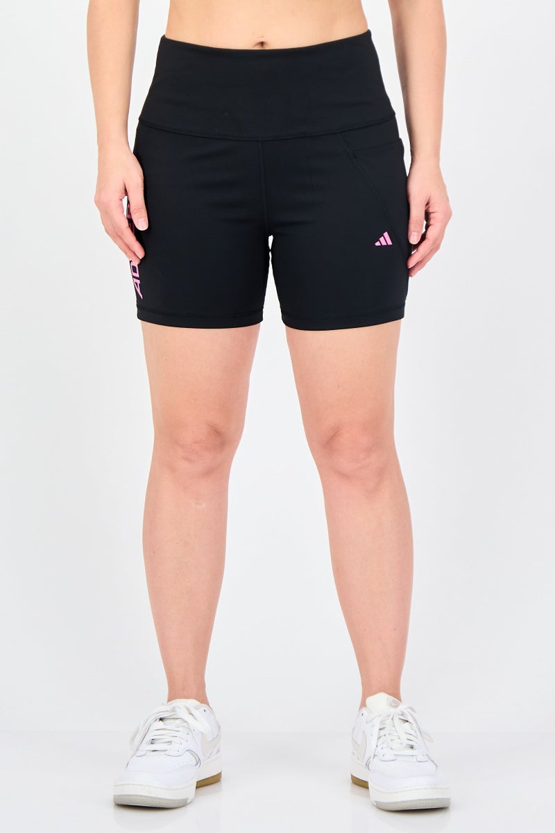 Adidas Women Tight Fit Training Shorts, Black - Image 1