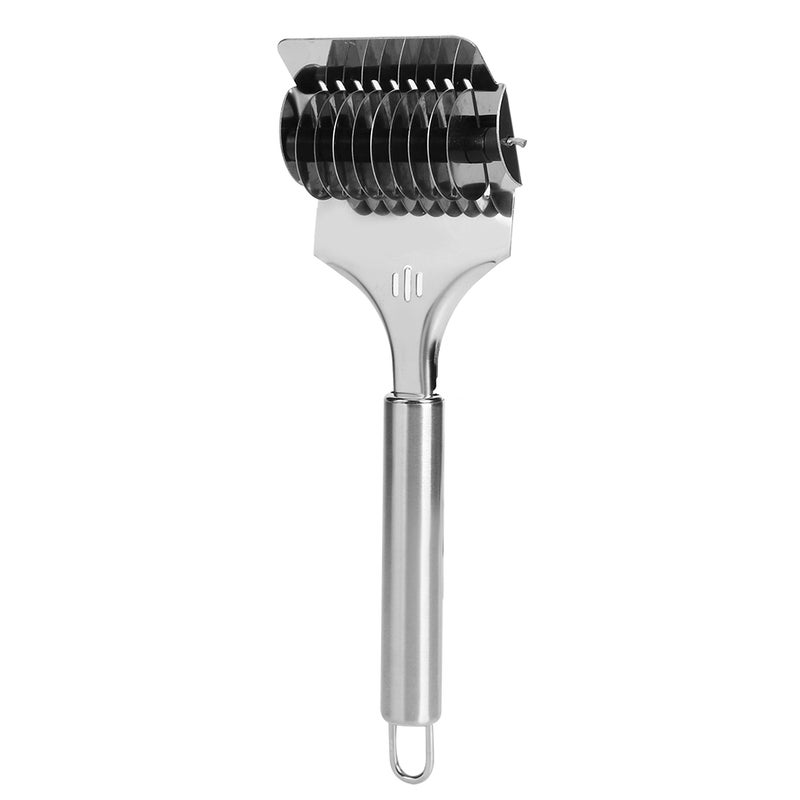 Stainless Steel Noodle Lattice Roller Dough Cutter Pasta Spaghetti Maker for Kitchen Cooking Tools - Image 5