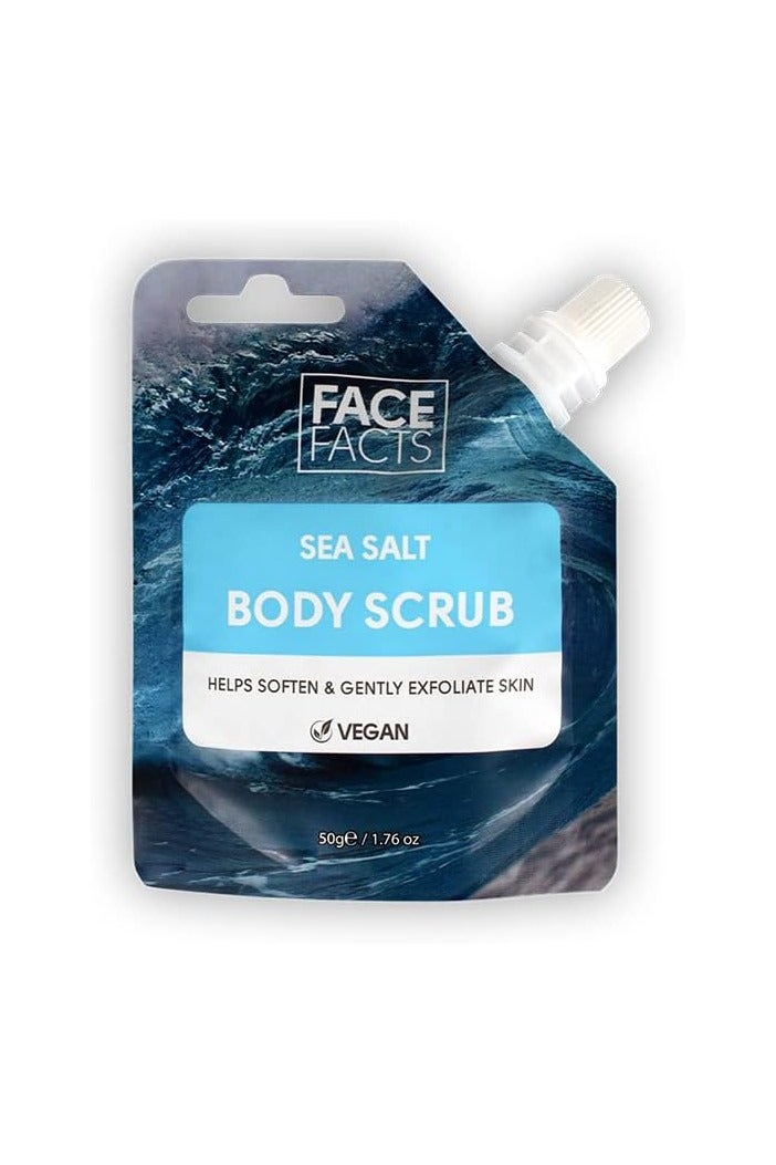 facefacts Face Facts Vegan Revitalizing Body Scrub (50 ml, Sea Salt Body Scrub) - Image 1