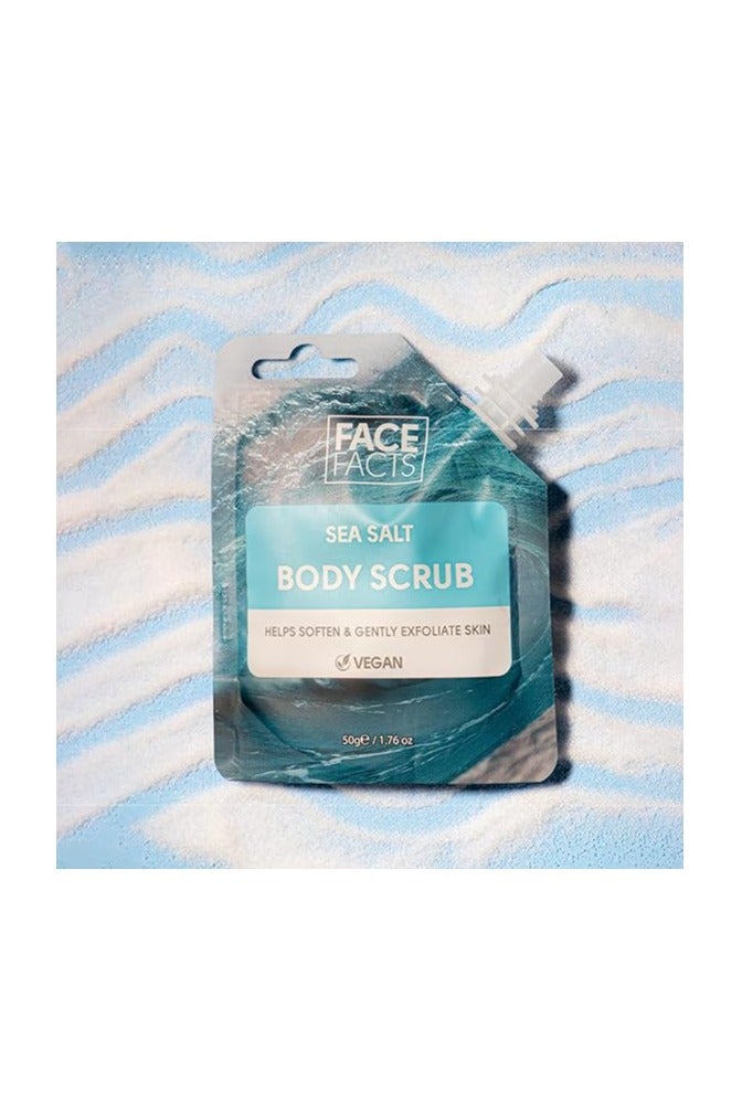 facefacts Face Facts Vegan Revitalizing Body Scrub (50 ml, Sea Salt Body Scrub) - Image 2