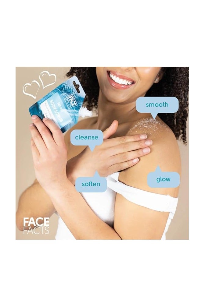 facefacts Face Facts Vegan Revitalizing Body Scrub (50 ml, Sea Salt Body Scrub) - Image 3