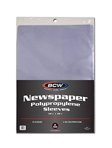 BCW 1-SSLV-NP-14X19 Newspaper Sleeves - 14X19 - Image 3