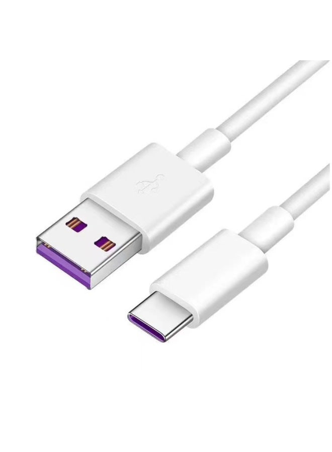 Suitable For Bluetooth Headset Charging Cable Charging Treasure Small Fan Data Cable Huawei Type-c Short Cable-Color:0.25 M ]  - Image 1