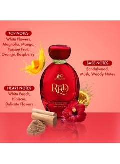 Jean Paul Dupont Divine Red Eau de Parfum For Women 100ml  - Image 3