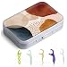 Gerkia Dental Floss Portable Case, Easy to Store Floss Picks of Various Sizes, Portable Dental Floss Dispenser is Perfect for Travelling, Hotels, Dinners, Appointments.Bohemian Patches - Image 2