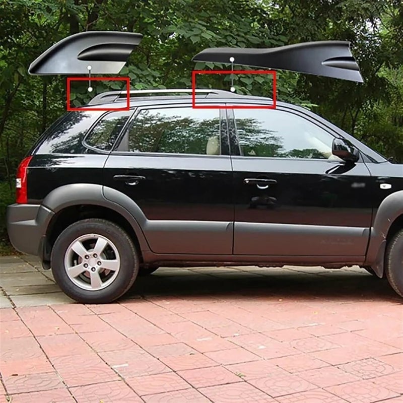 Wivplex 8pcs Car Roof Rack Cover for Hyundai Tucson 2004-2008 - Image 4