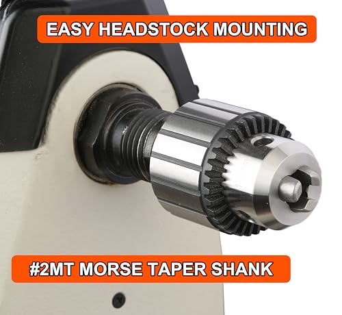 VINWOX 1/2" Key Type Heavy Duty Drill Chuck with #2MT Arbor - Image 3