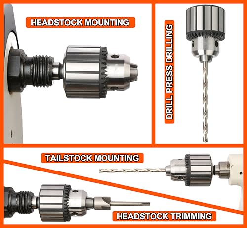VINWOX 1/2" Key Type Heavy Duty Drill Chuck with #2MT Arbor - Image 5