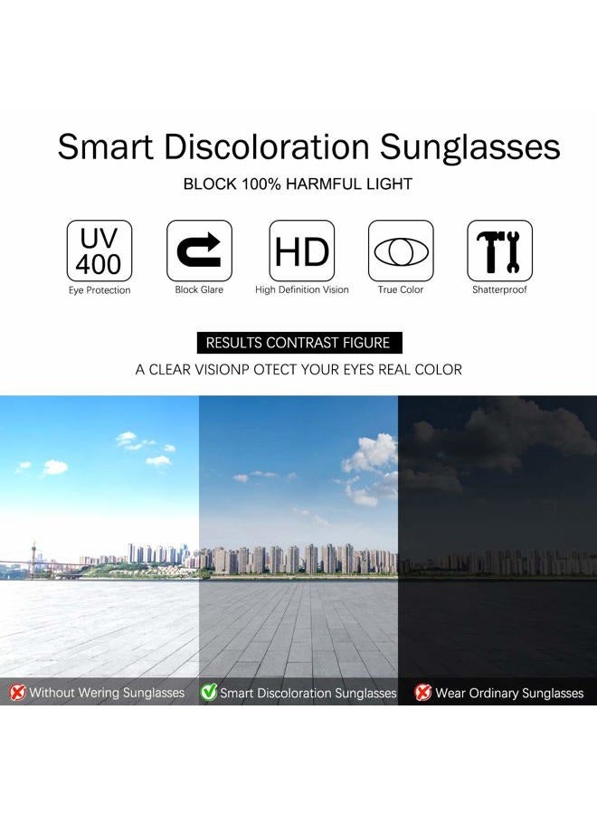 YIMI Polarized Photochromic Driving z87 Sunglasses For Men Women Day and Night safety glasses - Image 3