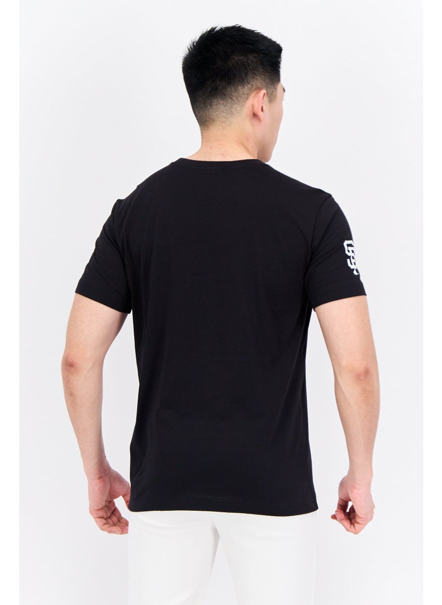 Champion Men Comfort Fit Short Sleeve Training T-Shirt, Black Combo  - Image 3