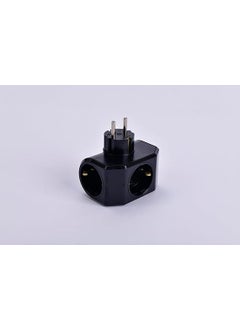 Viko Yonca Plus Black Triple Grounded Socket Black  - Image 2