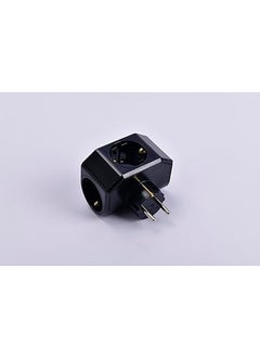 Viko Yonca Plus Black Triple Grounded Socket Black  - Image 3