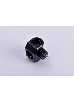 Viko Yonca Plus Black Triple Grounded Socket Black  - Image 4
