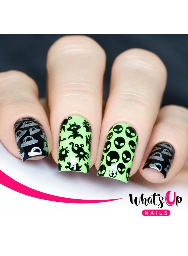 Whats Up Nails أطباق جالاكسي عبوة 2 (B011 B068) لتصميم فن الأظافر - Image 4