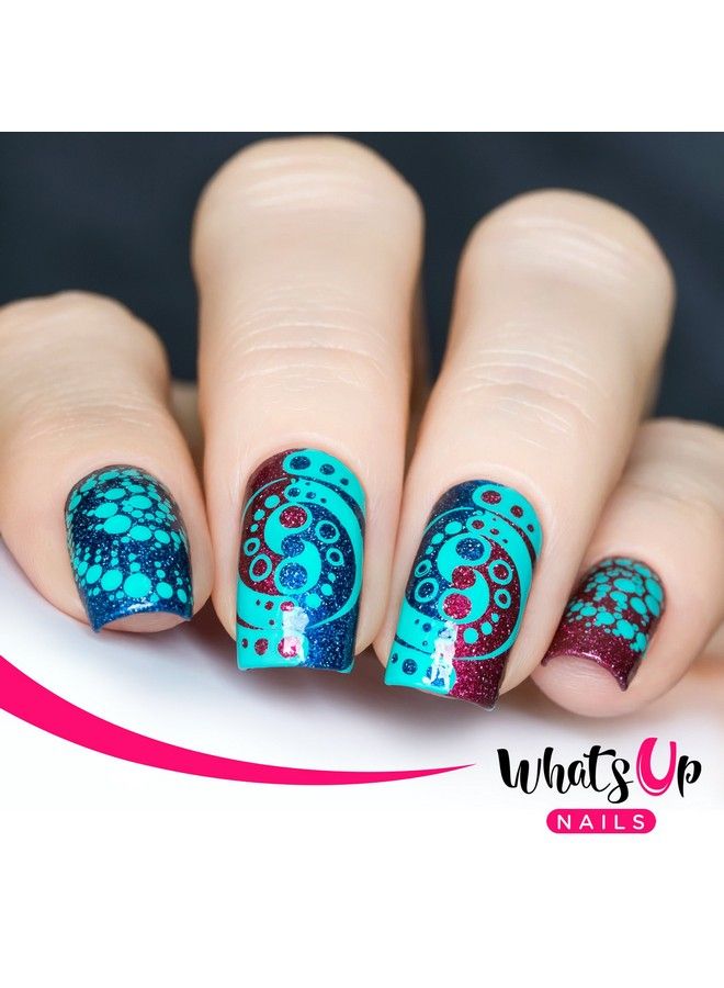 Whats Up Nails أطباق جالاكسي عبوة 2 (B011 B068) لتصميم فن الأظافر - Image 5