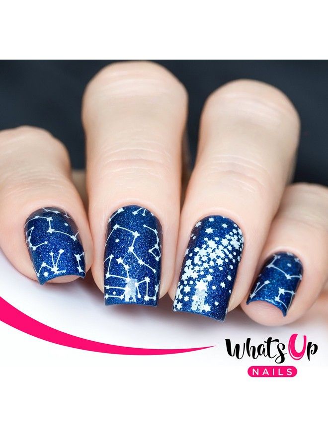 Whats Up Nails أطباق جالاكسي عبوة 2 (B011 B068) لتصميم فن الأظافر - Image 3