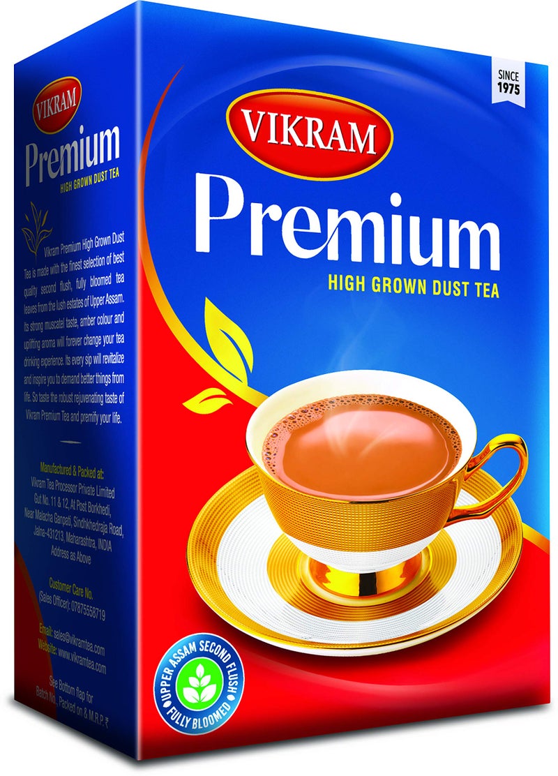 Vikram Tea Combo | Gold Special Mix Tea 500g & Premium High Grown Dust Tea 250g - 750g (Pack of 2) - Image 2