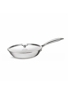 ALDA Alda Primero Tri-ply Stainless Steel Fry Pan with Lid 24cm  - Image 1