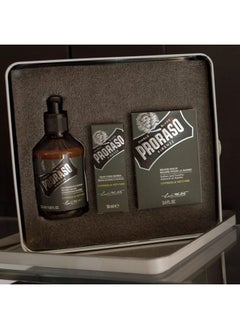 proraso Beard Care Kit for Men | Cypress & Vetyver Beard Wash, Oil and Balm Gift Set to Cleanse, Soothe and Soften All Beard Lengths & Skin Types  - Image 4