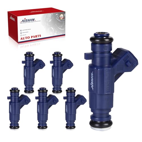 AISHAN 6PCS Fuel Injectors 4 Holes Compatible with MercedesBenz CLK320 2002 2003 2004 2005 SLK320 E320 C320 C240 ML320 for Chrysler Crossfire 20042008 V6 26L 32L Replace 0280156014 - Image 1