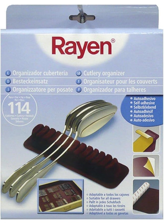 ريان منظم ادوات المطبخ وتناول الطعام من راين، لون احمر - Image 1