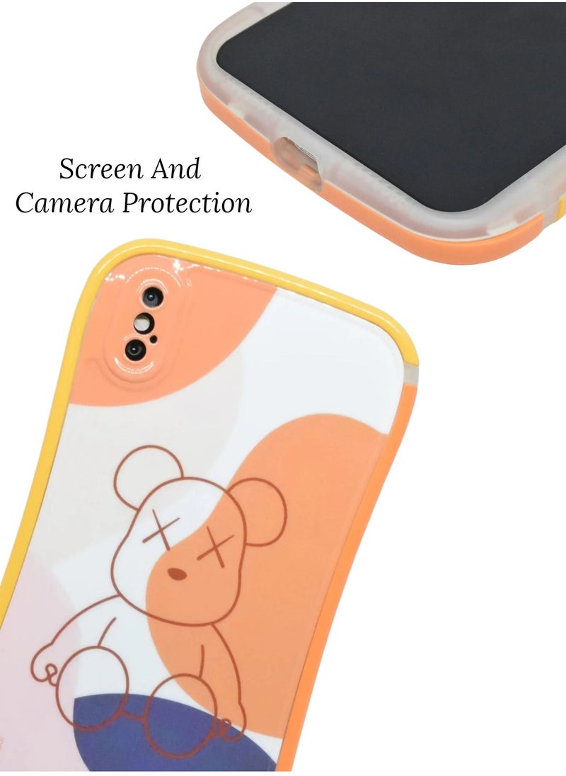Houmt - iPhone X Case Cover with Cute Cartoon Design Tough Phone Case Shockproof Protective TPU Compatible with Apple iPhone X/XS Cover - Image 1