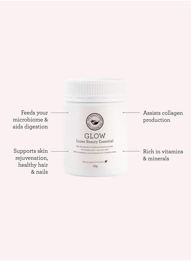 THE BEAUTY CHEF - Glow Inner Beauty Essential Powder | Clean, Vegan Inner Beauty Supplements (5.3 oz | 150 g) - Image 1
