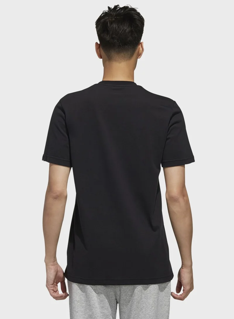 Adidas Slogan T-Shirt