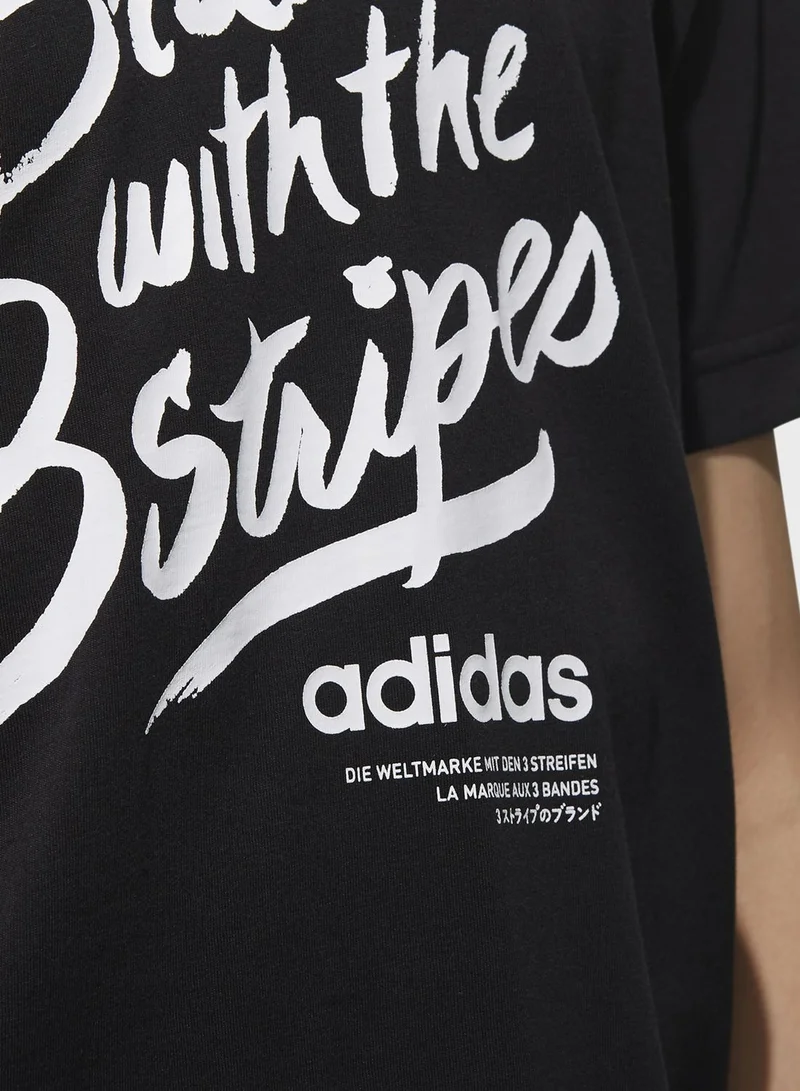 Adidas Slogan T-Shirt