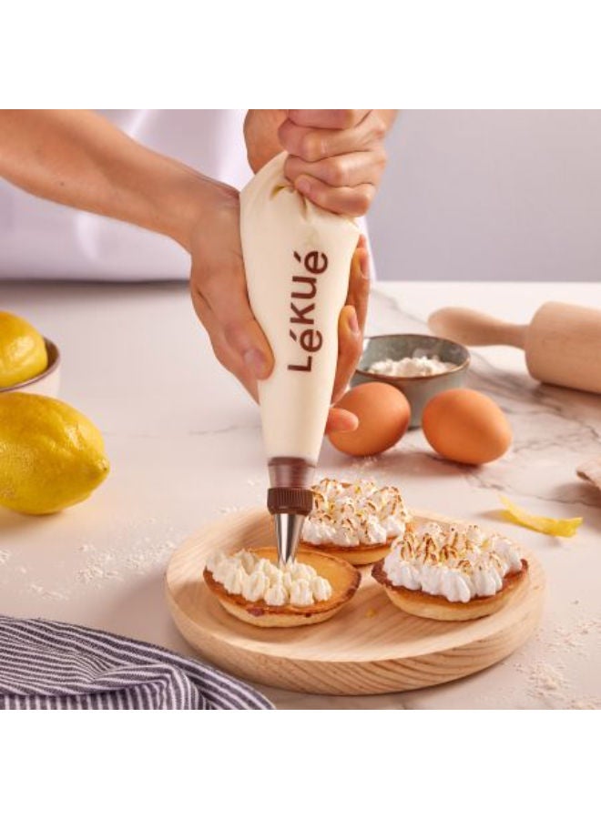 Lekue Reusable Piping Bag Kit  -Clear - Image 3