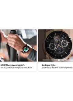 Mibro Mibro Lite 3 Pro Smart watch 1.32" AMOLED Display 10 Axis Motion Sensor Bluetooth Calling GPS 150+ Sport Modes 5ATM Water Resistant Heart Rate Monitoring 15 Days Battery Life Smartwatch(golden)  - Image 3