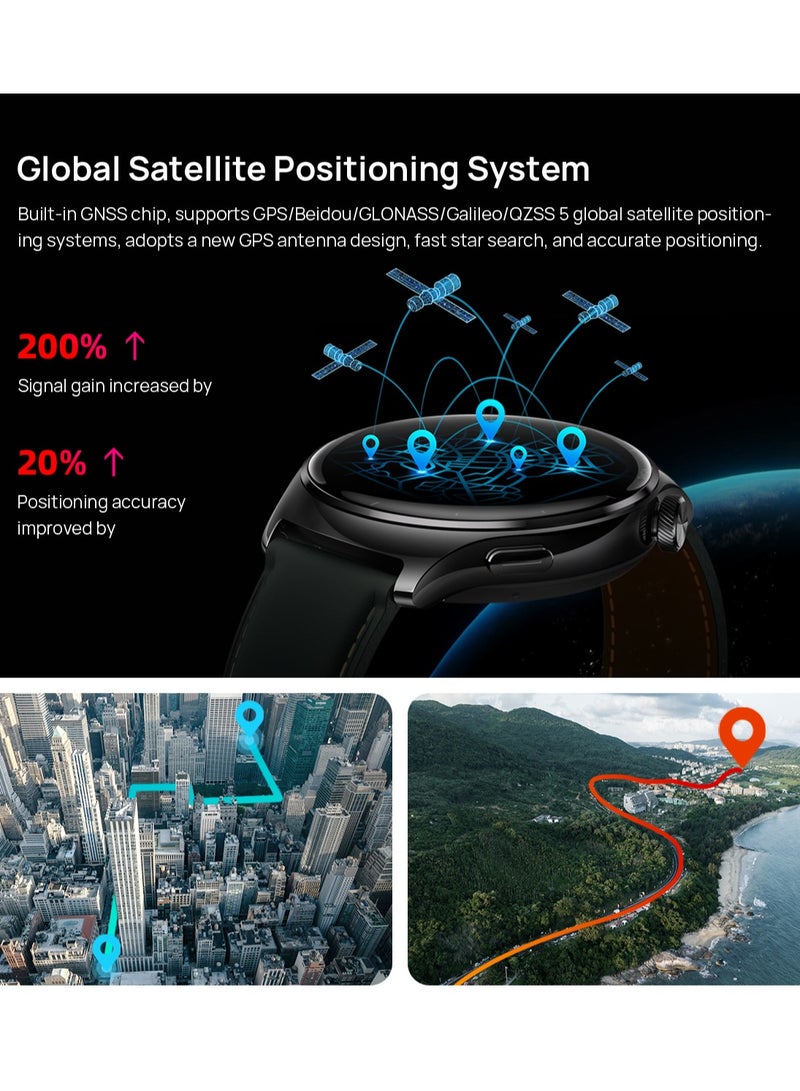 Mibro Lite 3 Pro Smart watch 1.32" AMOLED Display 10 Axis Motion Sensor Bluetooth Calling GPS 150+ Sport Modes 5ATM Water Resistant Heart Rate Monitoring 15 Days Battery Life Smartwatch(golden) - Image 5