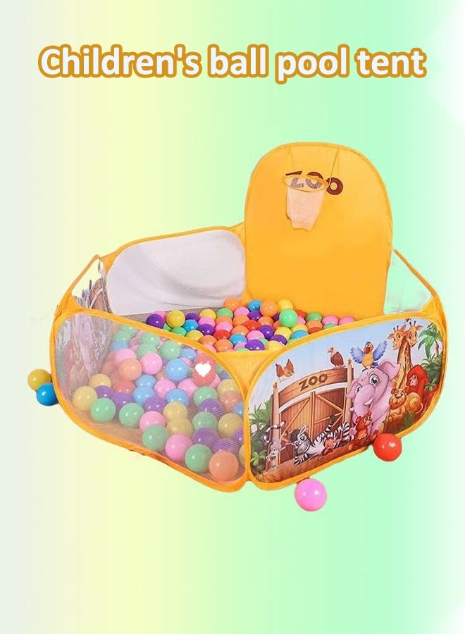 خيمة كور للاطفال خيمه لعب مسرح بركة الكرة للأطفال خيمة بركة الكرة القابلة للطي مسبح خيمة للأطفال في الهواء الطلق مسرح داخلي وخارجي (باستثناء الكرات) - Image 1