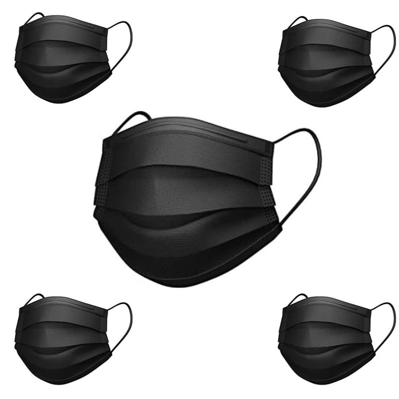Black Protective Face Mask 