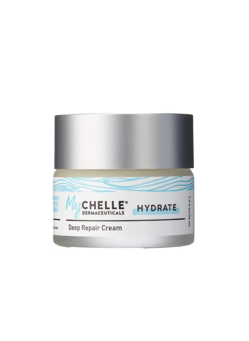 MyChelle Dermaceuticals - MyCHELLE Deep Repair Cream - Hydrating Face Moisturizer with Kombucha Tea and Vitamin B for Dry Skin - Image 1