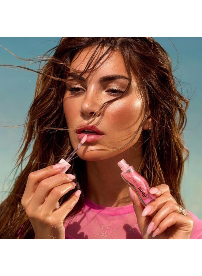 Gisou Honey Infused Hydrating Lip Oil, Nourishing Lip Moisturizer for Dry Lips (Watermelon Sugar) - Image 3