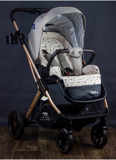 Luxury Baby Carrycot Stroller with High Density Lining from Lucid - Brown Model - VIOLA - pzsku/Z6B3752D3383F6FF642AAZ/45/_/1734843161/105af2f3-a646-491f-916d-7328b28757ea